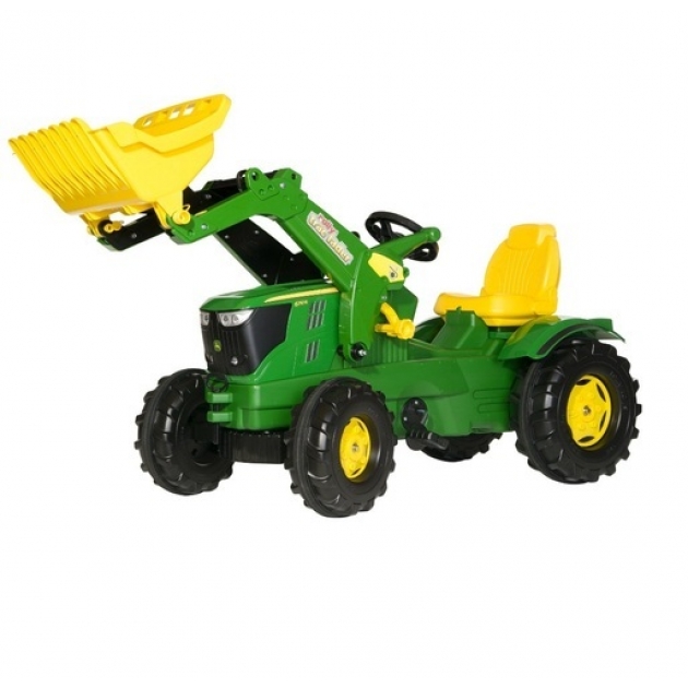 Детский педальный трактор Rolly Toys Farmtrac John Deere 6210R 611096
